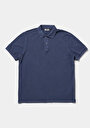 thumb-Afficher les détails de T-shirt Polo À Manches Courtes Bleu Droit Regular Fit Homme