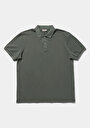 thumb-Afficher les détails de T-shirt Polo À Manches Courtes Vert Droit Regular Fit Homme