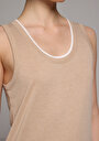 thumb-Afficher les détails de Athlète Beige Slim Fit Femme