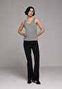 thumb-Afficher les détails de Athlète Gris Slim Fit Femme