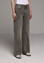 thumb-Afficher les détails de 970 Berry Pantalon    En Jean Regular Fit Femme