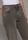 thumb-Afficher les détails de 970 Berry Pantalon    En Jean Regular Fit Femme