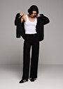 thumb-Afficher les détails de 970 Berry Pantalon    En Jean Regular Fit Femme