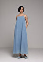 thumb-Afficher les détails de Robe  Regular Fit  Maxi Jean Femme