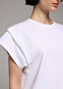 thumb-Afficher les détails de T-shirt À Manches Courtes Blanc Regular Fit Droit Femme