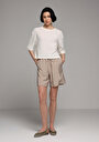thumb-Afficher les détails de Tricoter Ecru Regular Fit  Femme