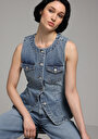 thumb-Afficher les détails de Gilet  Slim Fit Femme