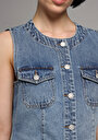 thumb-Afficher les détails de Gilet  Slim Fit Femme