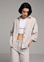 thumb-Afficher les détails de Chemise À Manches Courtes  Droit Oversize Fit Femme