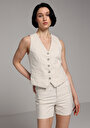thumb-Afficher les détails de Gilet  Slim Fit Femme