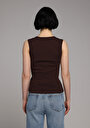 thumb-Afficher les détails de Athlète Marron Slim Fit Femme