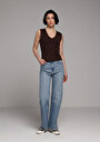 thumb-Afficher les détails de Athlète Marron Slim Fit Femme
