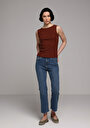 thumb-Afficher les détails de Marron Slim Fit Femme