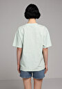 thumb-Afficher les détails de T-shirt À Manches Courtes Vert Relaxed Fit Droit Femme