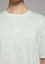 thumb-Afficher les détails de T-shirt À Manches Courtes Vert Relaxed Fit Droit Femme