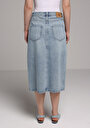 thumb-Afficher les détails de Jupe  Regular Fit Droit Jean Mdi Femme