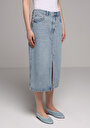 thumb-Afficher les détails de Jupe  Regular Fit Droit Jean Mdi Femme