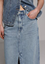 thumb-Afficher les détails de Jupe  Regular Fit Droit Jean Mdi Femme