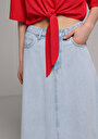 thumb-Afficher les détails de Jupe  Regular Fit Droit Jean Mdi Femme