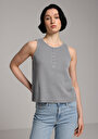 thumb-Afficher les détails de Athlète Gris Slim Fit Femme
