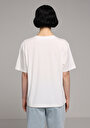 thumb-Afficher les détails de T-shirt À Manches Courtes Blanc Regular Fit Imprimé Femme