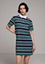 thumb-Afficher les détails de Robe Multicolou Regular Fit Manches Courtes Normale Supreme Femme