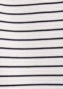 thumb-Afficher les détails de T-shirt Polo À Manches Courtes Blanc Rayé Regular Fit Homme