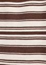 thumb-Afficher les détails de T-shirt À Manches Courtes Marron Regular Fit Rayé Homme
