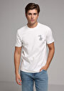 thumb-Afficher les détails de T-shirt À Manches Courtes Blanc Regular Fit Droit Homme