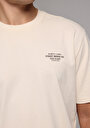 thumb-Afficher les détails de T-shirt À Manches Courtes Beige Comfort Fit Droit Homme