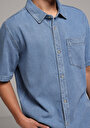 thumb-Afficher les détails de Chemise À Manches Courtes  Droit Regular Fit Homme