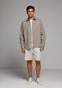thumb-Afficher les détails de Short Blanc Regular Fit Homme