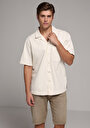 thumb-Afficher les détails de Chemise À Manches Courtes  Droit Oversize Fit Homme
