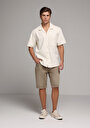 thumb-Afficher les détails de Chemise À Manches Courtes  Droit Oversize Fit Homme