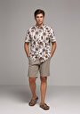thumb-Afficher les détails de Short Beige Regular Fit Homme