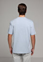 thumb-Afficher les détails de T-shirt À Manches Courtes Bleu Comfort Fit Droit Homme