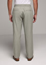thumb-Afficher les détails de Pantalon Vert Straight Leg Medium Rise En Sergé Regular Fit Homme