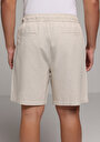 thumb-Afficher les détails de Short Ecru Regular Fit Homme