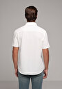 thumb-Afficher les détails de Chemise À Manches Courtes Blanc Droit Regular Fit Homme