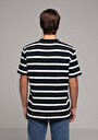thumb-Afficher les détails de T-shirt À Manches Courtes Marine Comfort Fit Rayé Homme