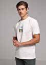 thumb-Afficher les détails de T-shirt À Manches Courtes Blanc Regular Fit Droit Homme