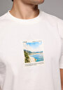 thumb-Afficher les détails de T-shirt À Manches Courtes Blanc Regular Fit Droit Homme