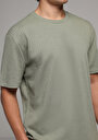 thumb-Afficher les détails de T-shirt À Manches Courtes Vert Comfort Fit Droit Homme