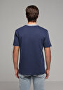 thumb-Afficher les détails de T-shirt À Manches Courtes Marine Regular Fit Droit Homme