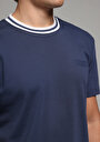 thumb-Afficher les détails de T-shirt À Manches Courtes Marine Regular Fit Droit Homme