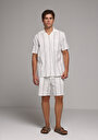 thumb-Afficher les détails de Short Blanc Regular Fit Homme