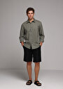 thumb-Afficher les détails de Short Noir Regular Fit Homme