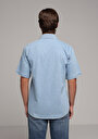 thumb-Afficher les détails de Chemise À Manches Courtes  Droit Regular Fit Homme