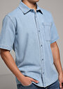 thumb-Afficher les détails de Chemise À Manches Courtes  Droit Regular Fit Homme