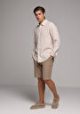 thumb-Afficher les détails de Short Marron Regular Fit Homme
